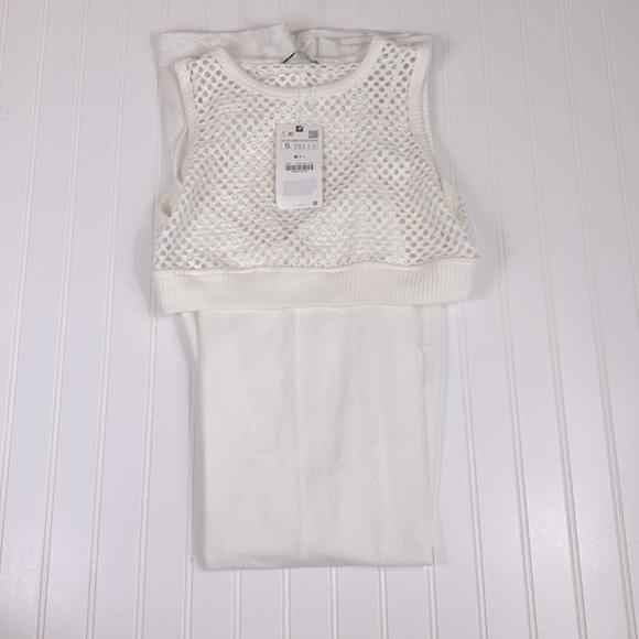 NWT- Zara CONTRAST DRESS Size S - Picture 4 of 6